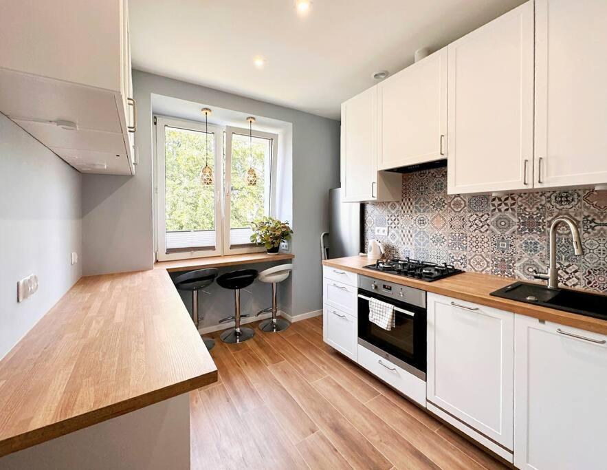 Warsaw Concierge Wiatraczna Appartement Buitenkant foto